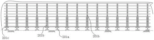 A method of pre-assembled on land and scattered on water for a large cylinder main grid of lattice-type steel sheet piles 1/4