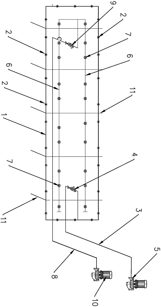 Method for treating ammonia leakage of freezing device by synchronous spraying isolation and spraying absorption