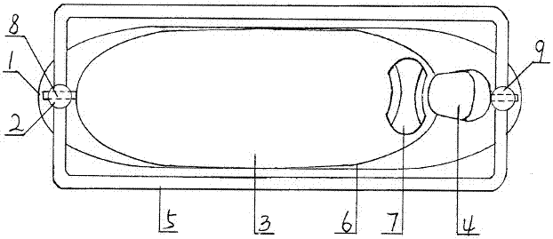 Using method of human body turning type neck rotator