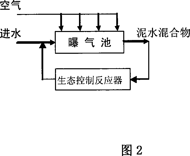 Biological controlled reactor for active sludge filamentous bacterium and technique