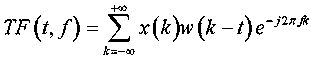 Instantaneous frequency estimation method based on Prewitt operator and t test