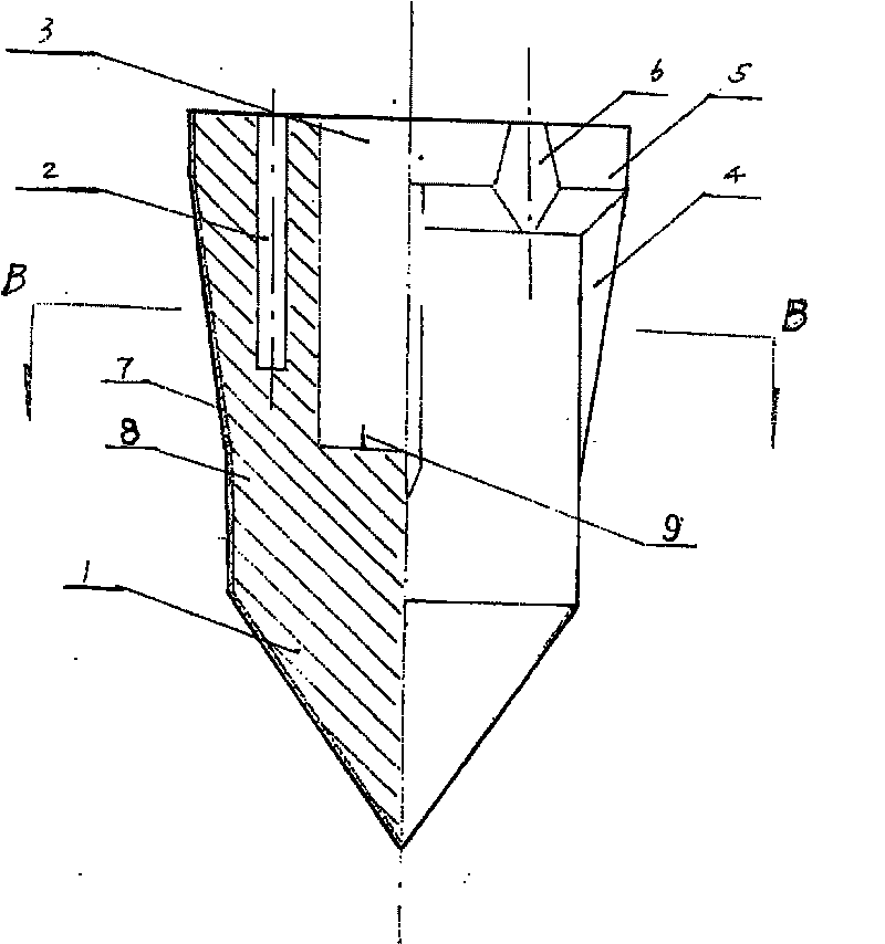 Aerial seeding with soil and air planting sapling guide body