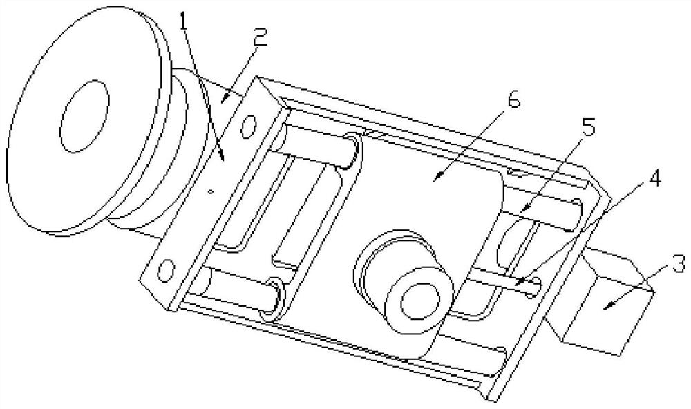 Precision machining process for hole system of main motor supporting plate of numerical control mine rope sawing machine