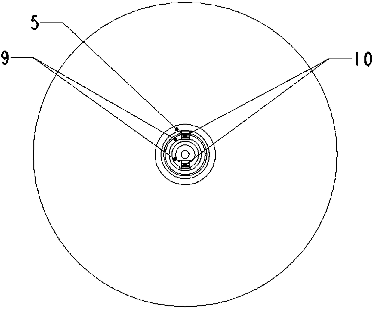 Battery replacement charging system of unmanned aerial vehicle