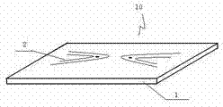 Method for producing synchronous grain raised wood floor