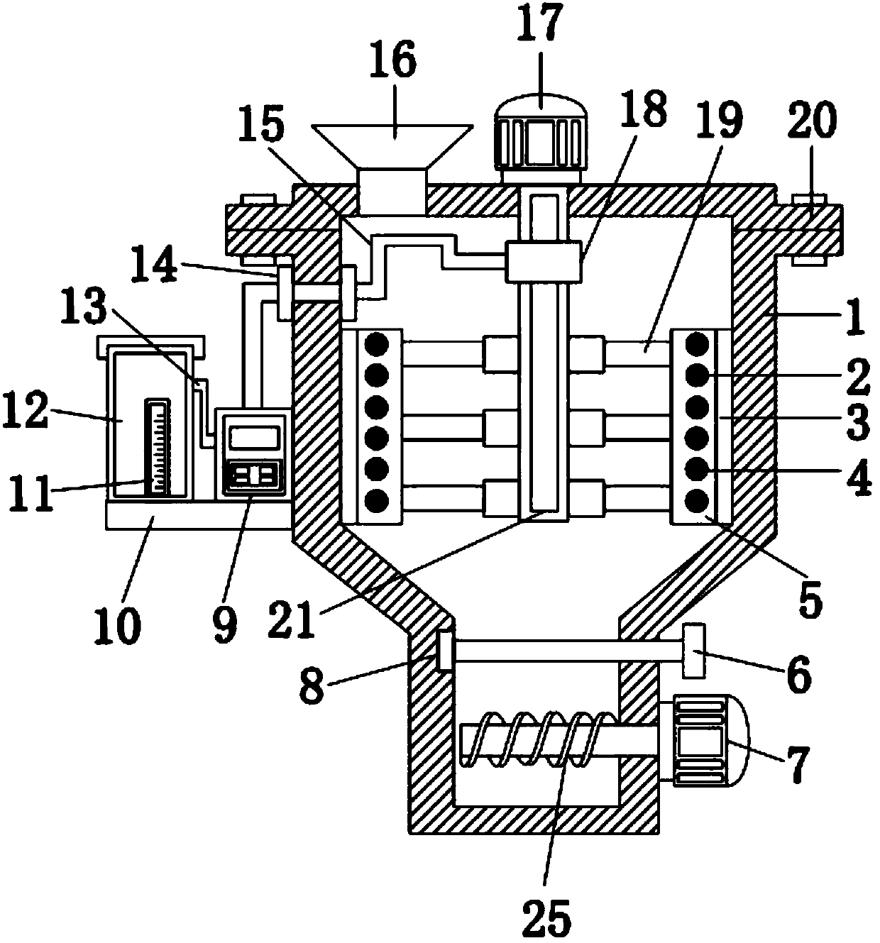 Cooling crystallizer for producing strontium hydroxide