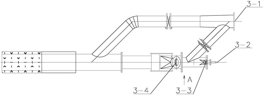 Large-size hazardous waste rotary kiln type incinerator device taking sludge as main target