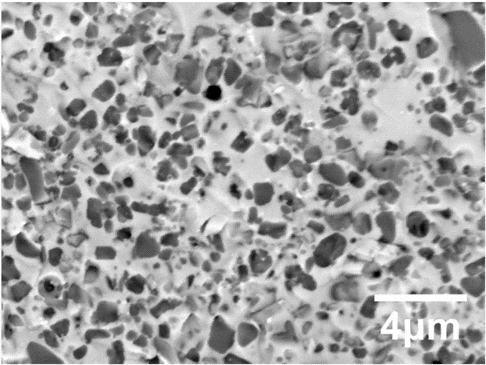 High-thermal-expansion-coefficient ceramic material for high density packaging and preparation method thereof