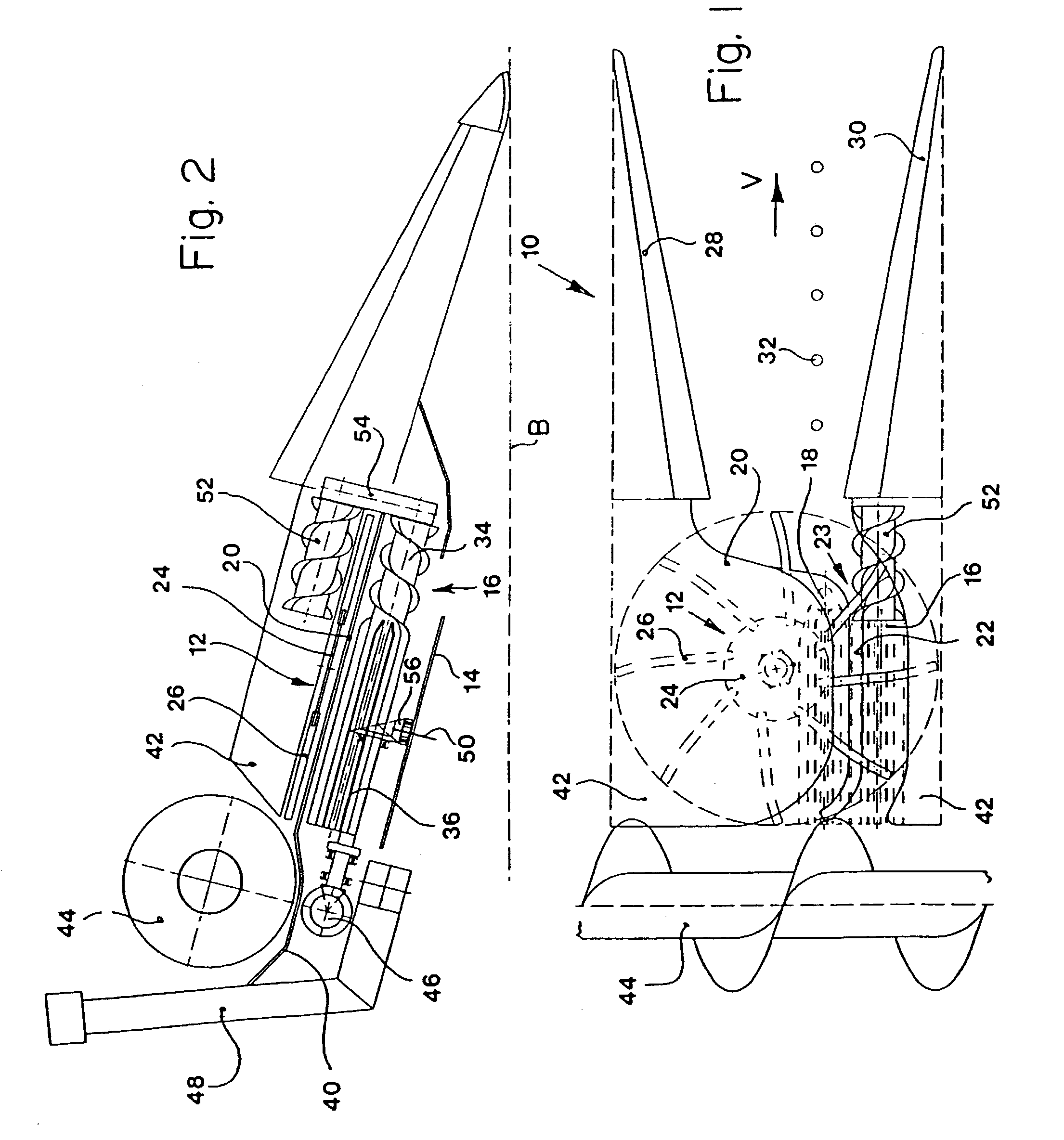 Intake and plucking arrangement