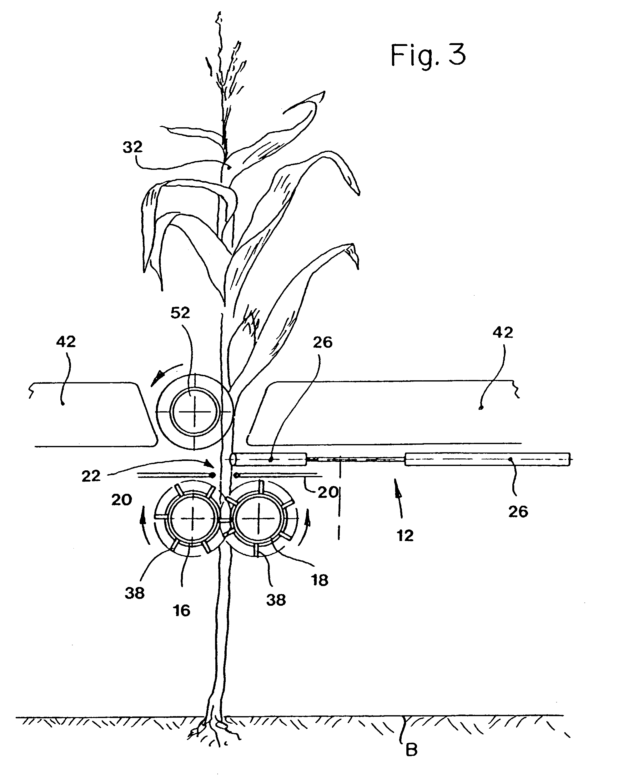 Intake and plucking arrangement