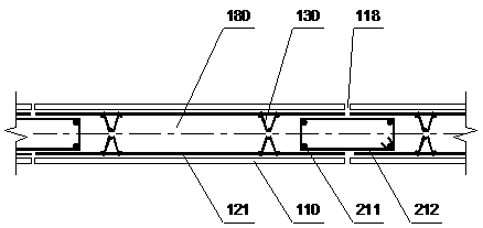 Building of steel frame and concrete shear wall structure and construction method for building of steel frame and concrete shear wall structure