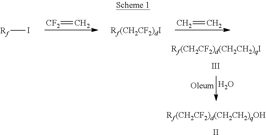 Fluorinated polyoxyalkylene glycol diester surfactants