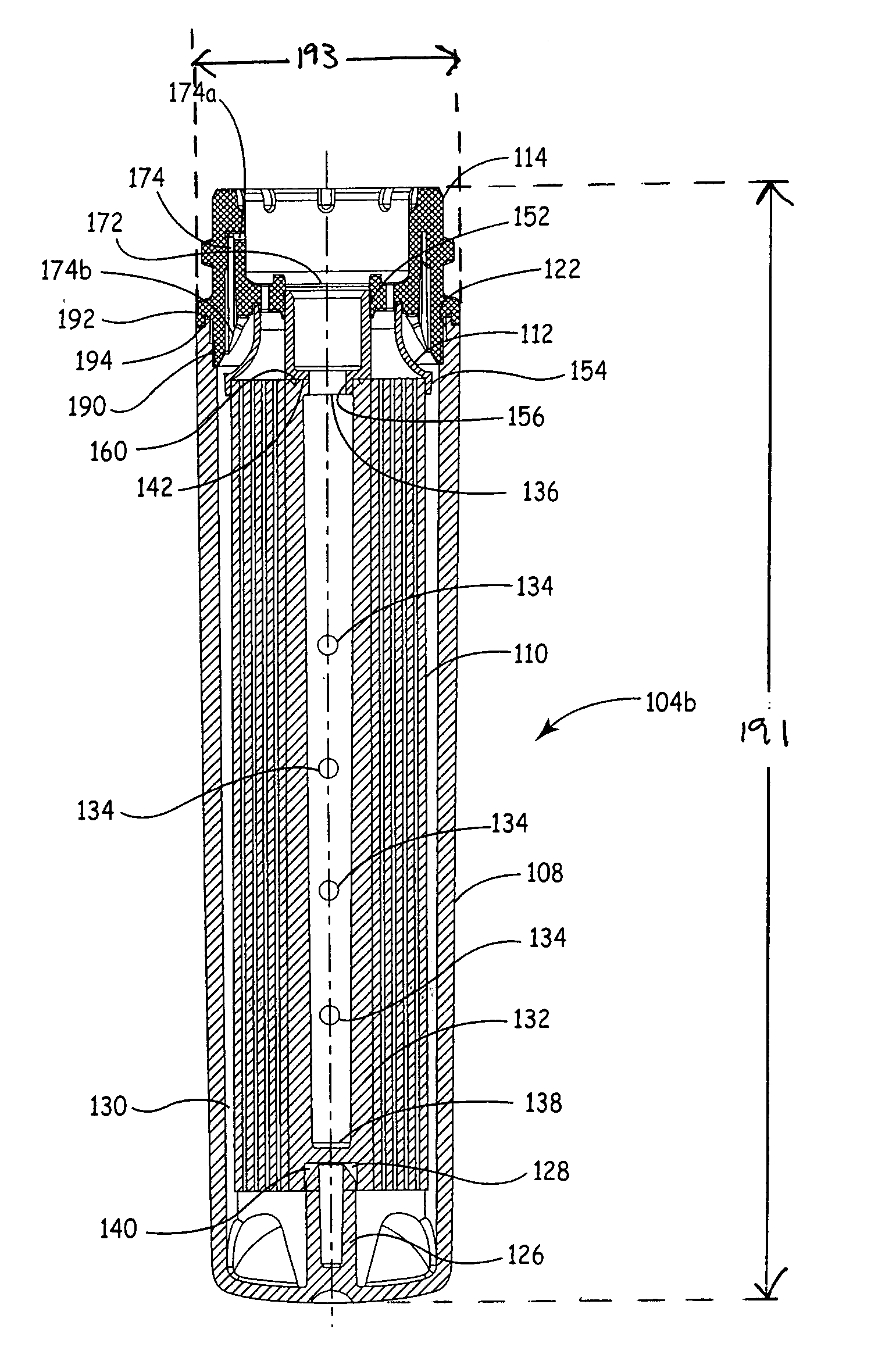 Crossflow filtration system with quick dry change elements