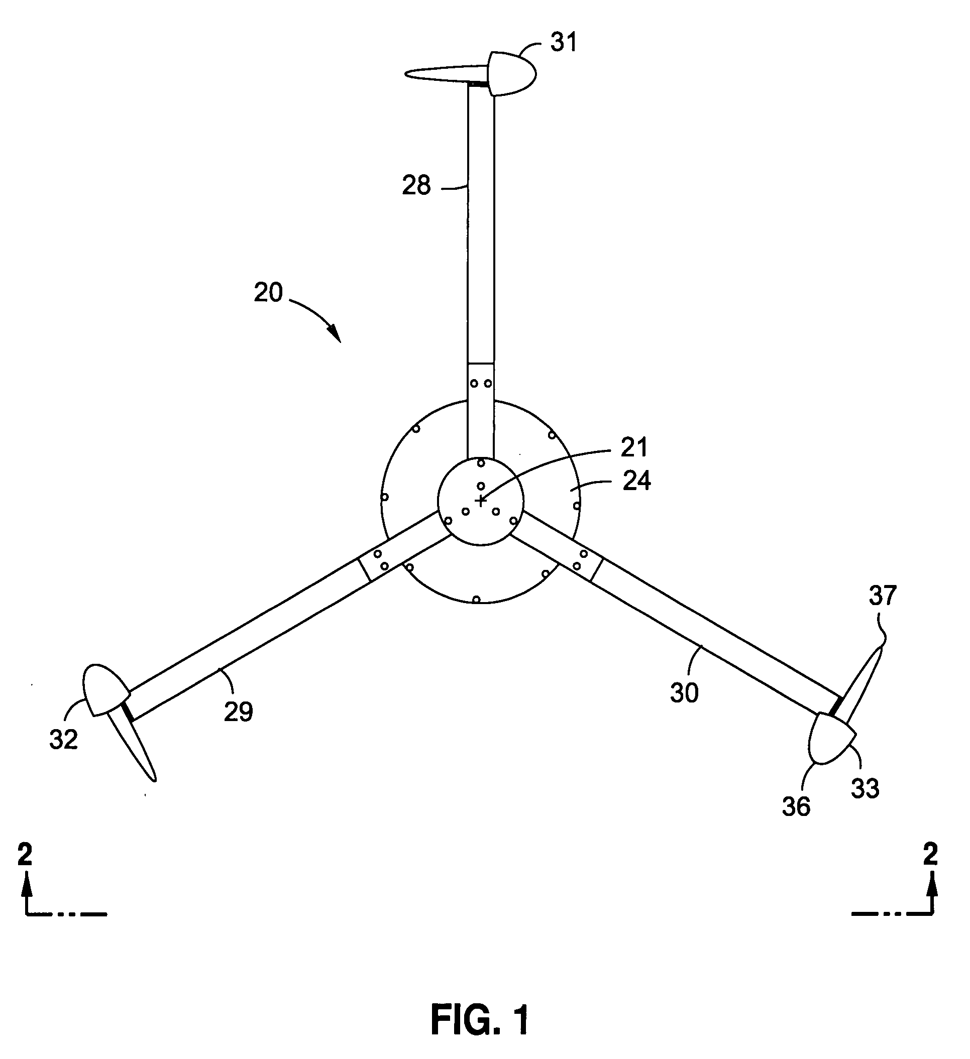 Vertical axis omni-directional wind turbine