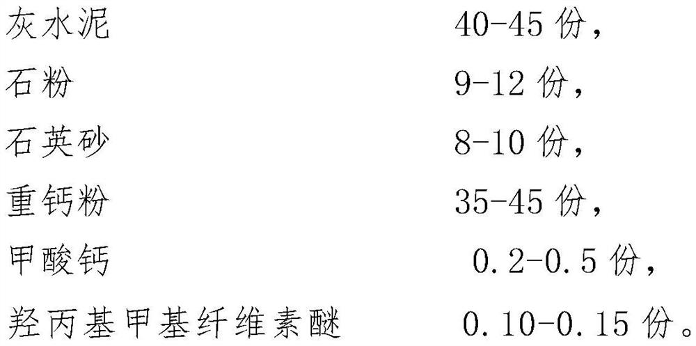 Inorganic early strength type roughening interface agent capable of spraying construction