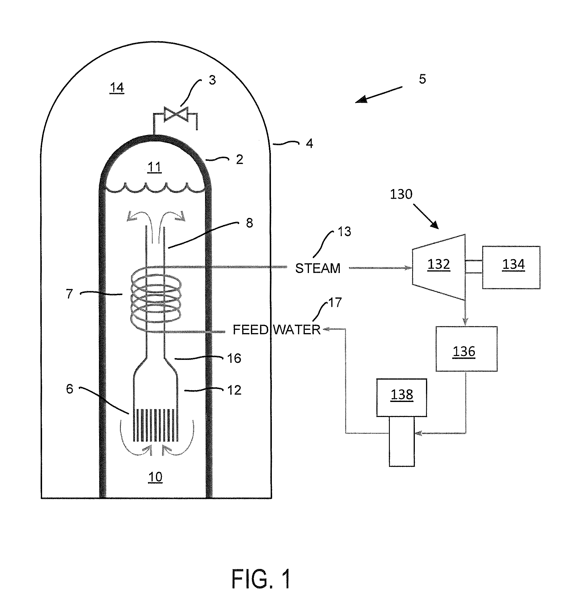 Helical coil steam generator