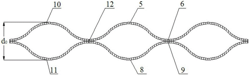 Proton exchange membrane fuel cell metal bipolar plate and its stack