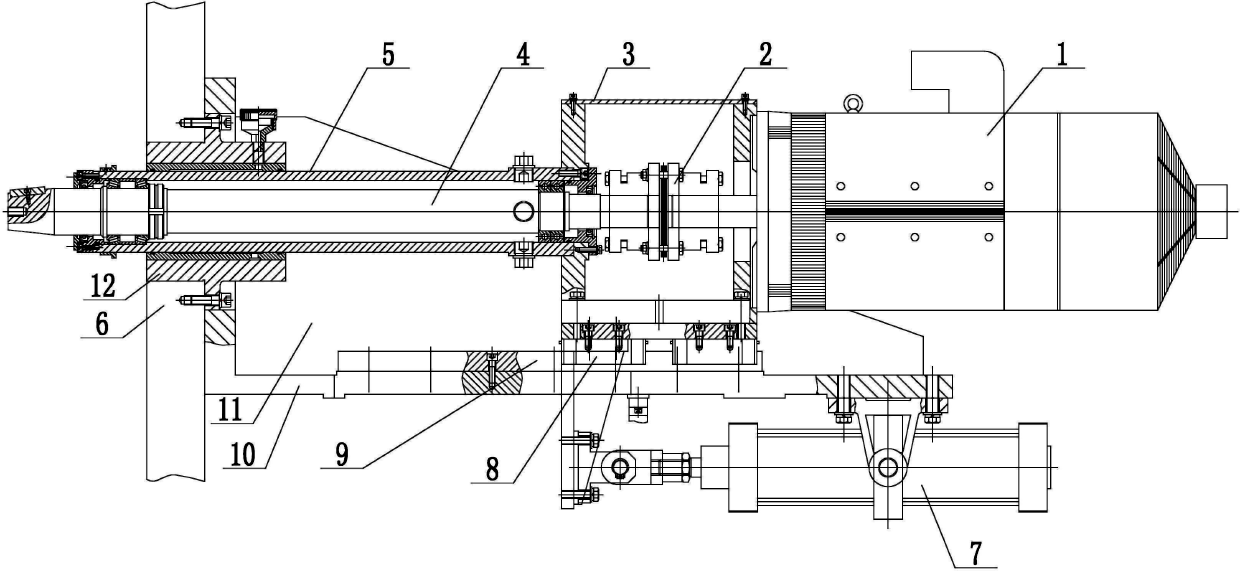 Driving device for printing roll of high-speed electronic shaft transmission printing machine