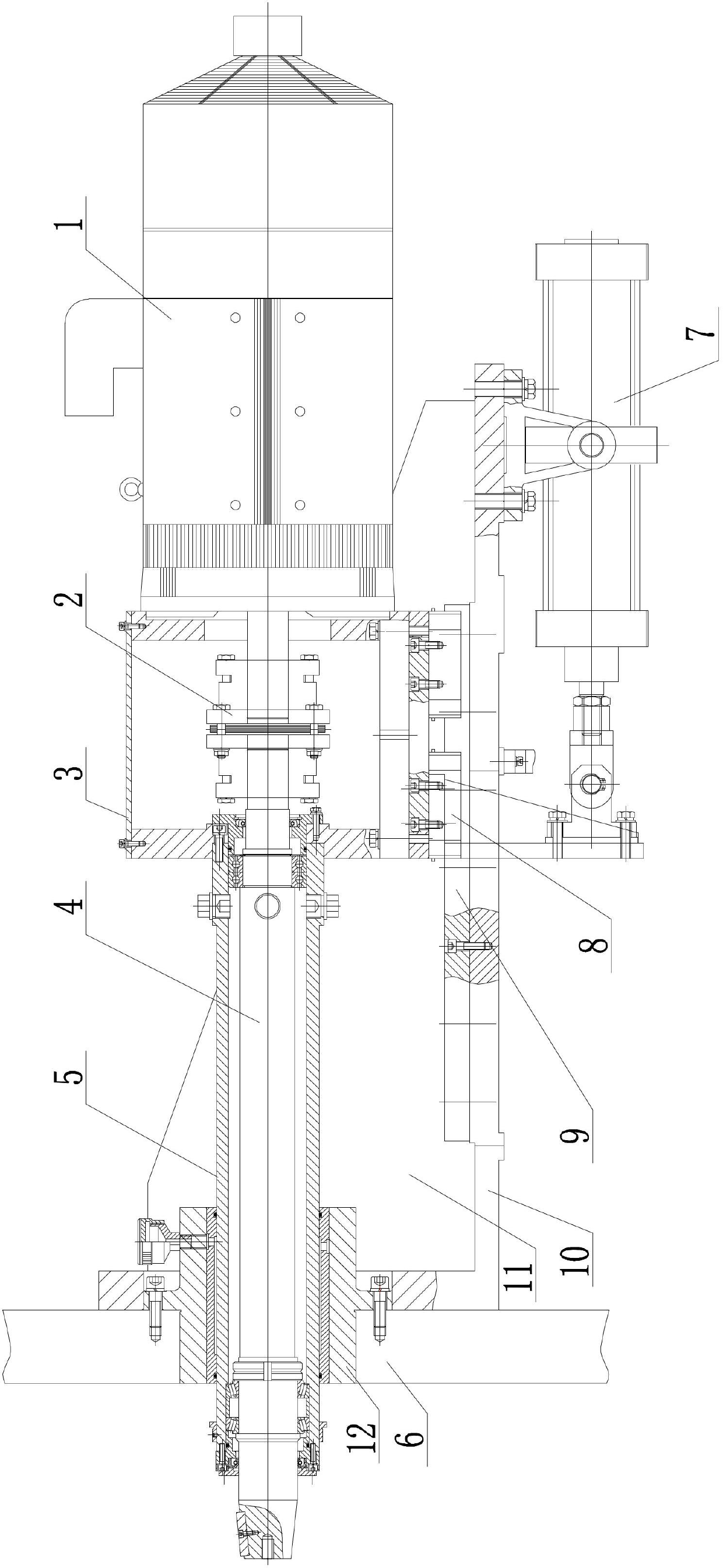 Driving device for printing roll of high-speed electronic shaft transmission printing machine