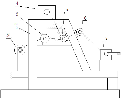 Adhesive tape roll installation mechanism of processing device for spraying masking films