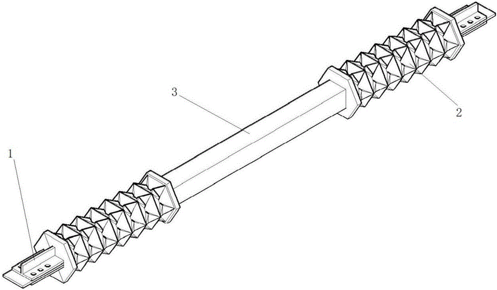 Buckling induction support with combined depressed inducing unit in end part