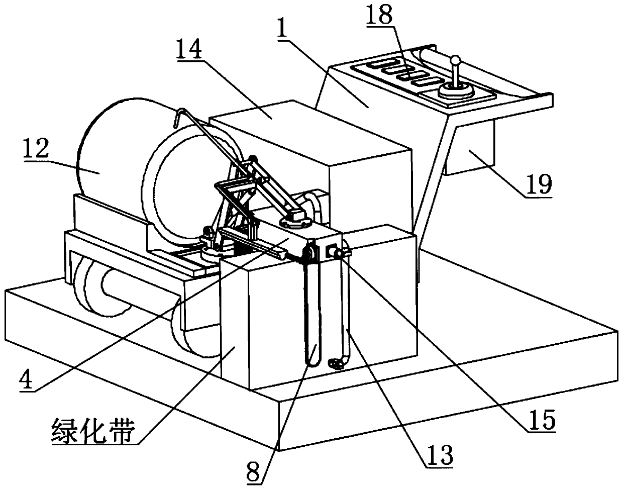 Multi-functional garden landscaping maintenance device