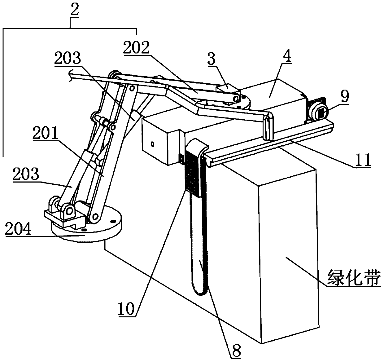 Multi-functional garden landscaping maintenance device