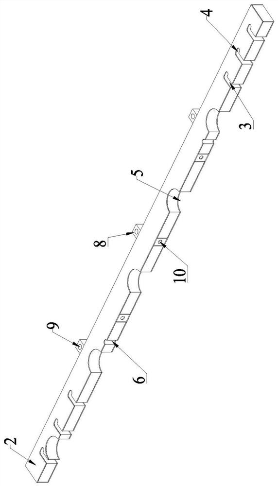 Fabricated building transfer floor steel bar positioning fixture and construction method thereof