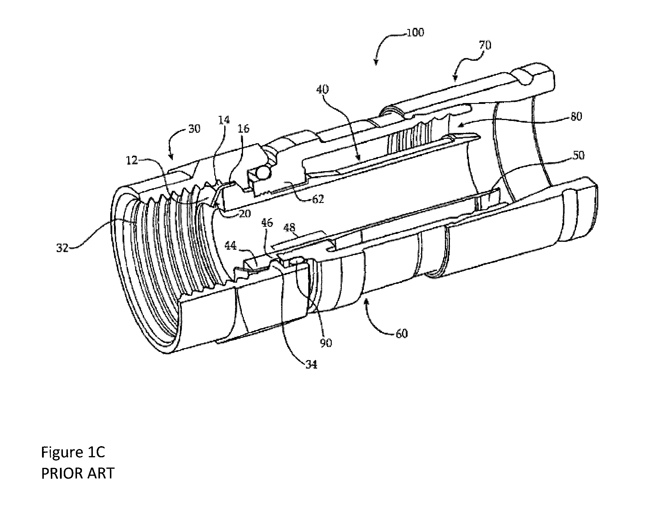 Coaxial connector with enhanced shielding