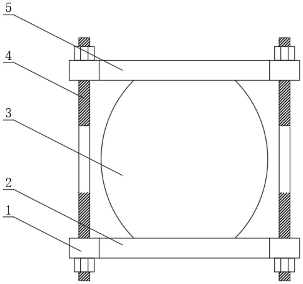 Axial string type corrugated compensator