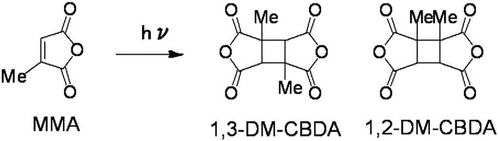 Method for producing cyclobutane tetracarboxylic acid derivative