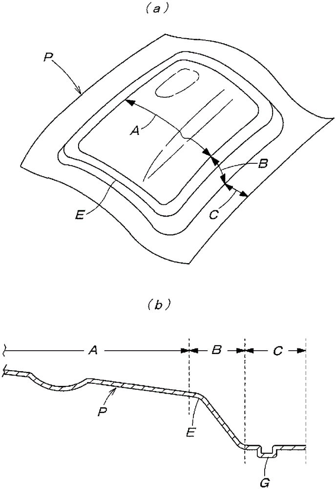 Pressure forming method and pressure forming device