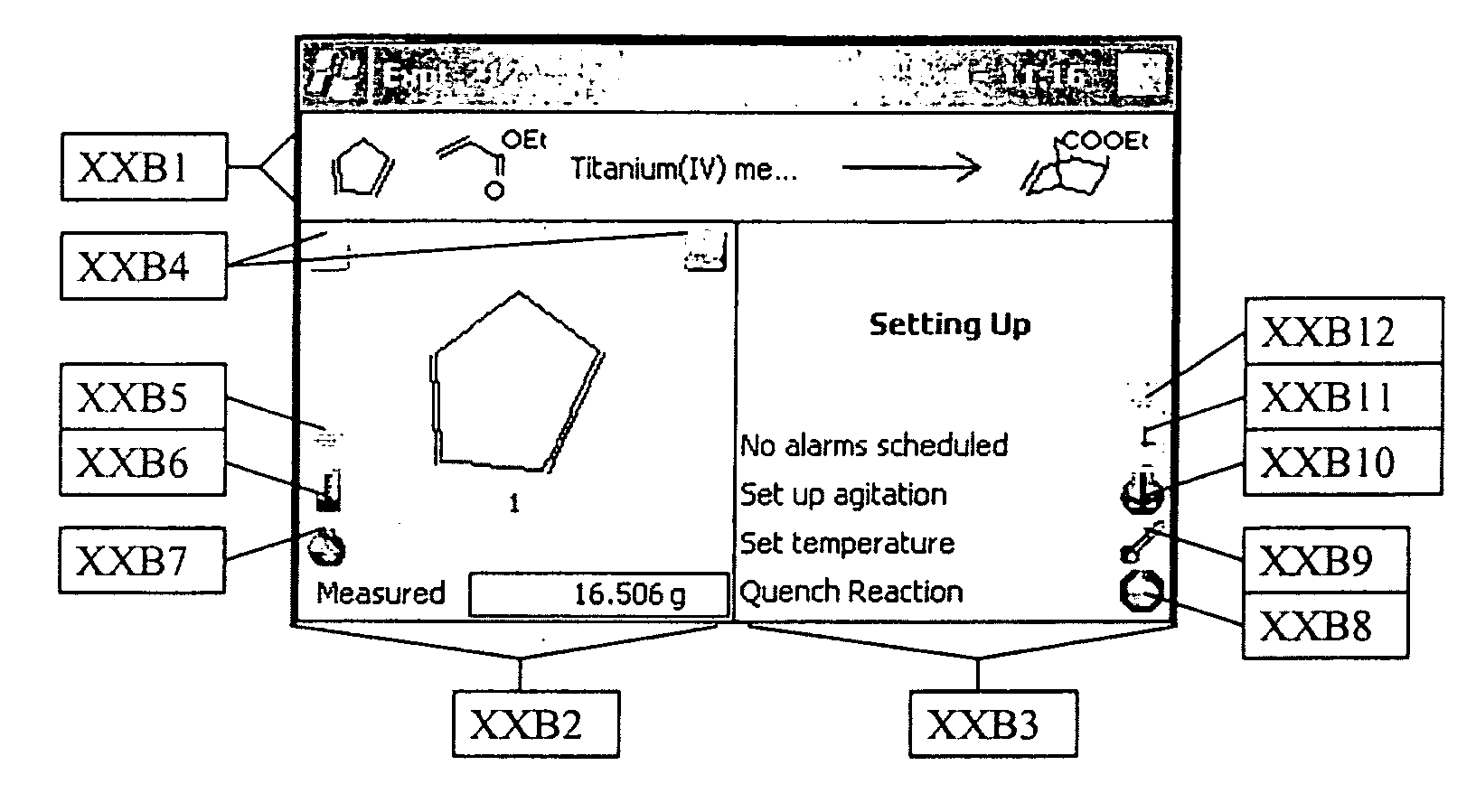 Interface for chemical procedure information