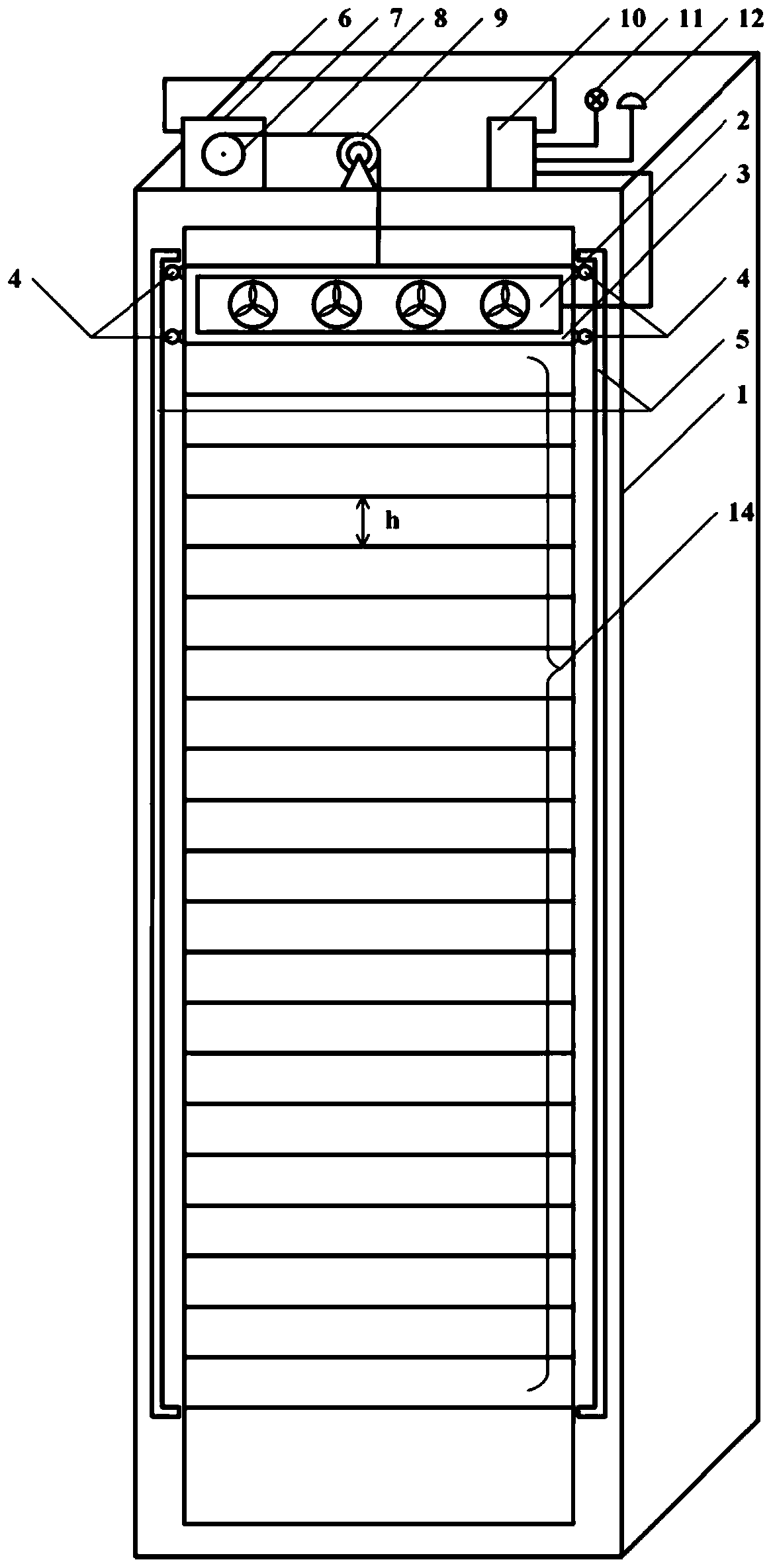 System and method for eliminating local hot spots of server cabinet at data center