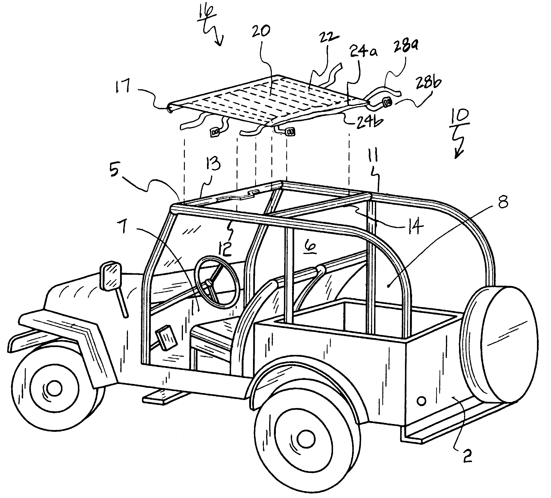 Durable soft-top vehicle cover