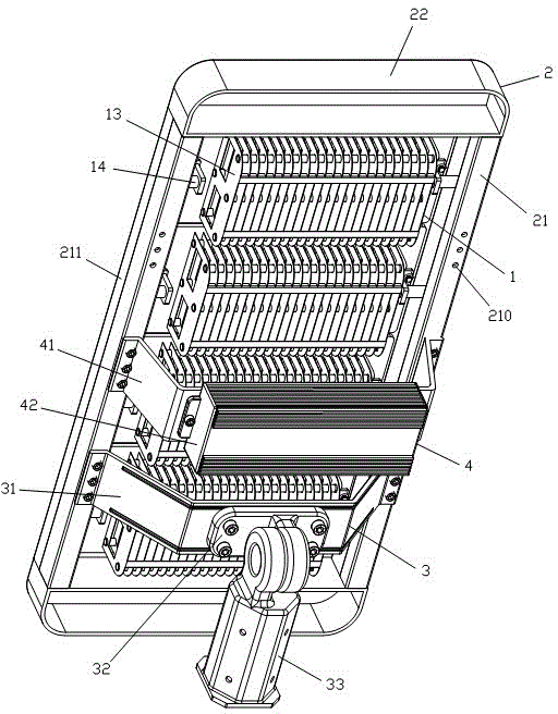 LED (light emitting diode) street lamp