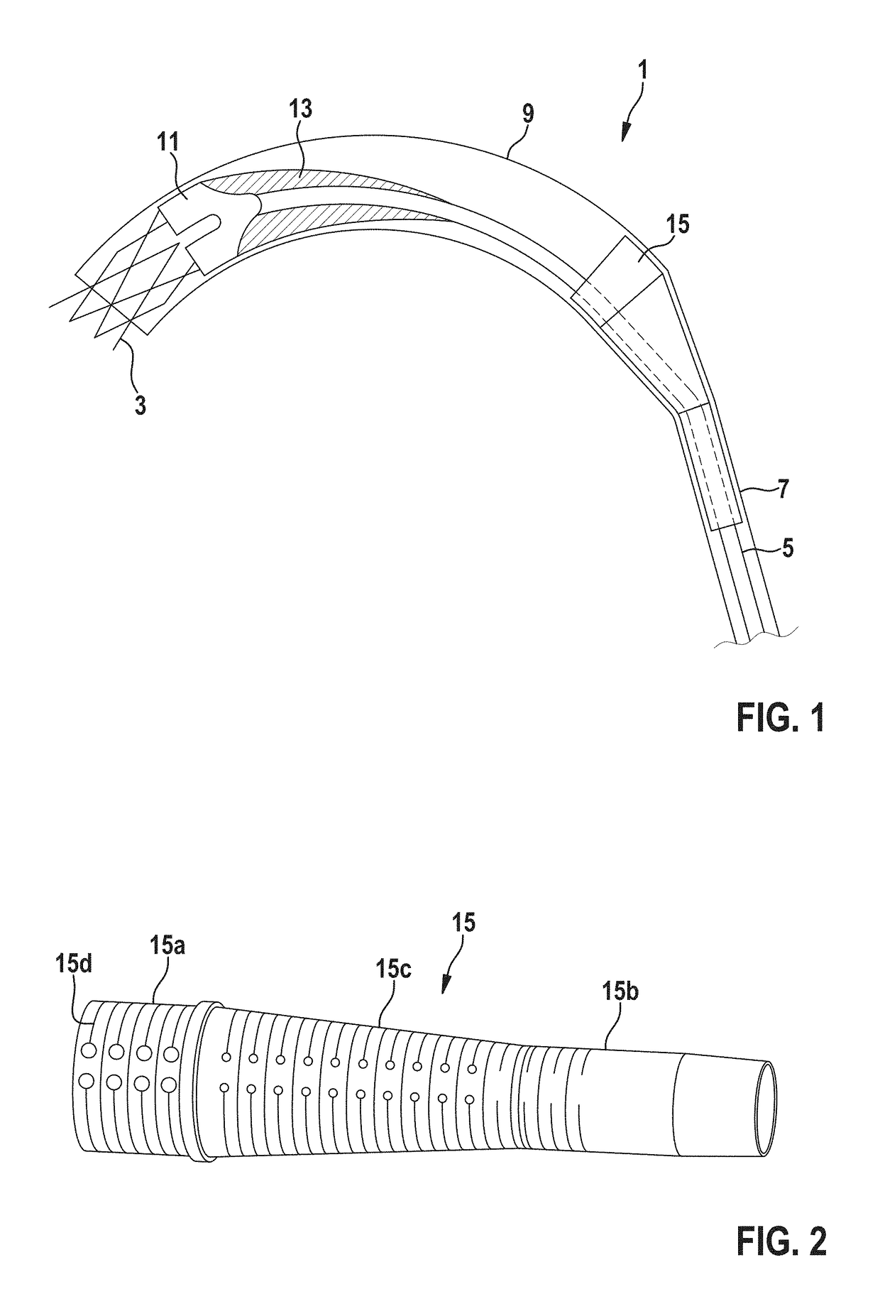 Delivery catheter and catheter arrangement