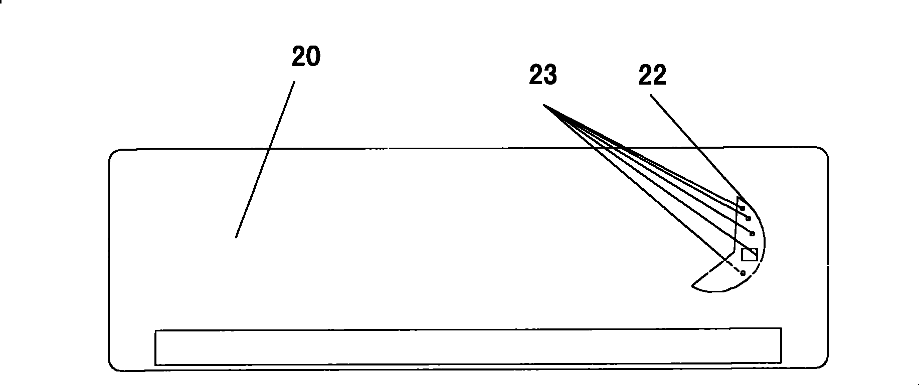 Air conditioner with display device