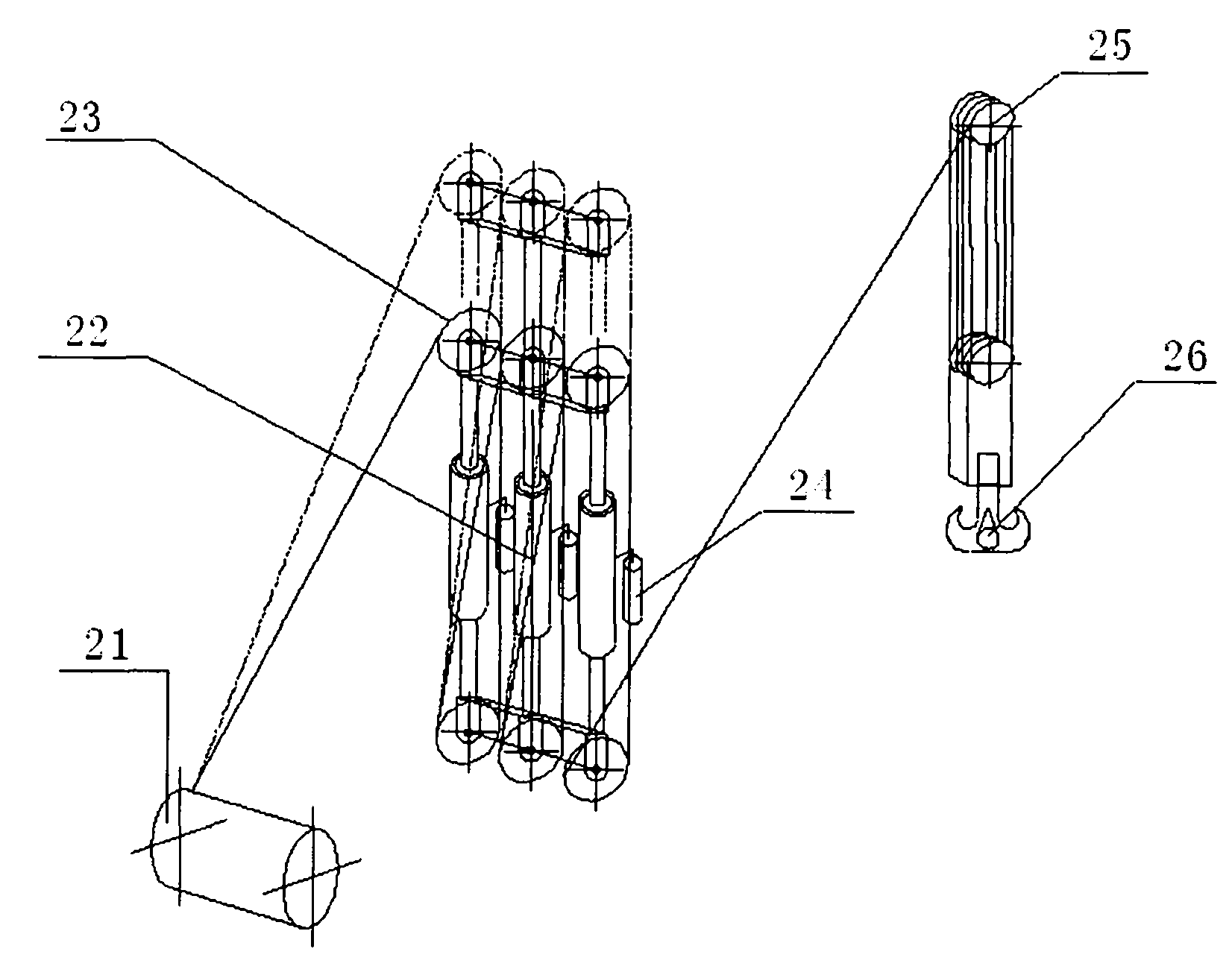 Heavy load salvage wave compensation system of super large floating crane