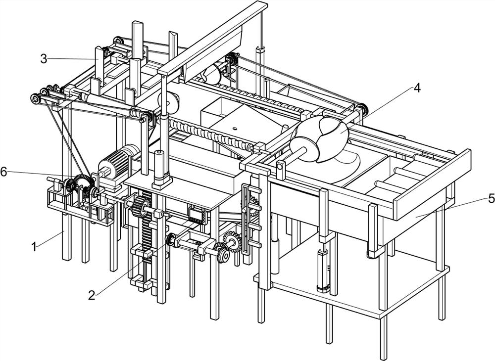 Raw material preparation device of meal replacement powder