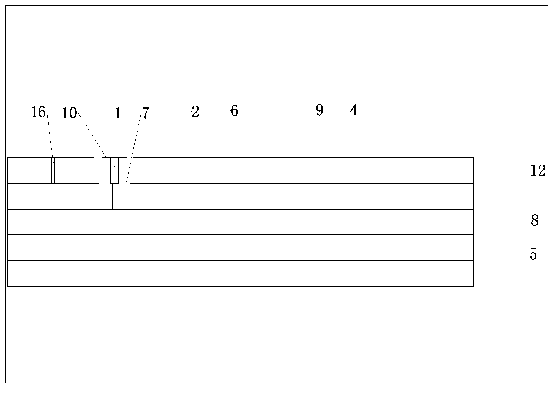 Phase-calibrated 3D-package surface antenna with embedded plated through holes