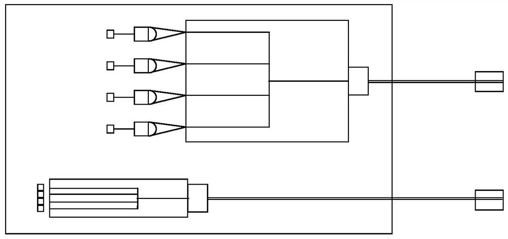 Multi-channel optical module based on double LC interfaces