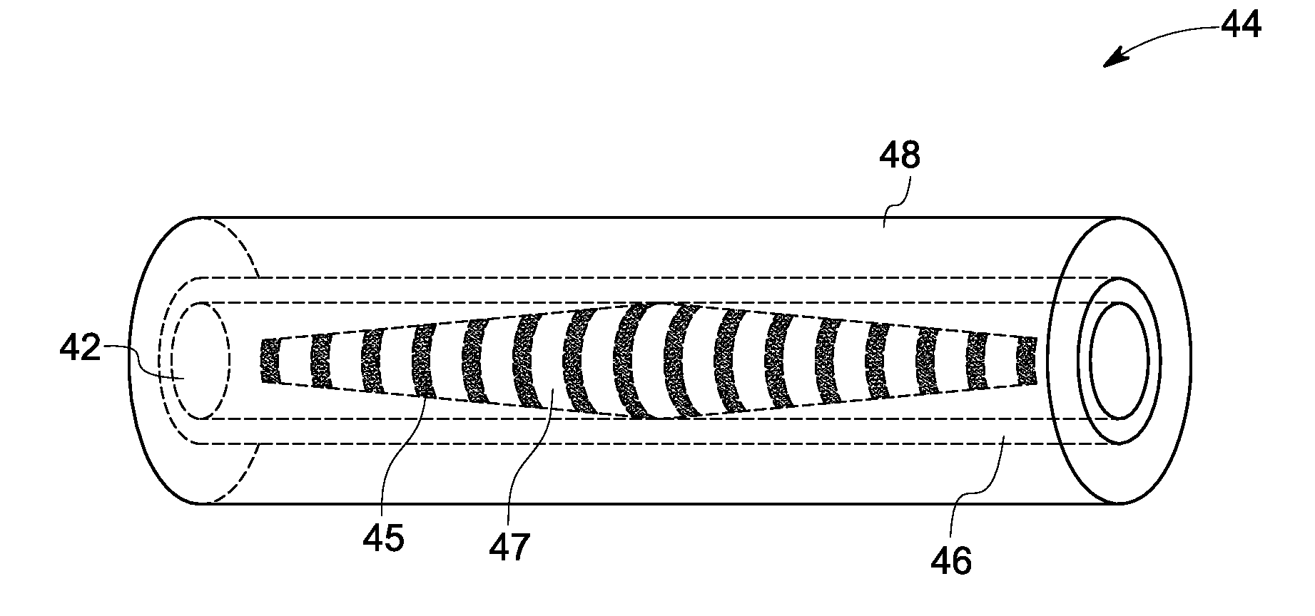 Fiber bragg grating for high temperature sensing