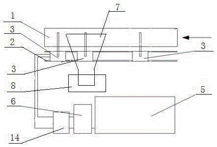 Flame cutting device and method for track beam