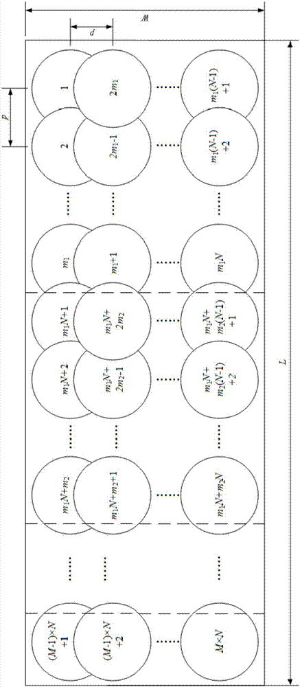 Full-automatic material piling operation method