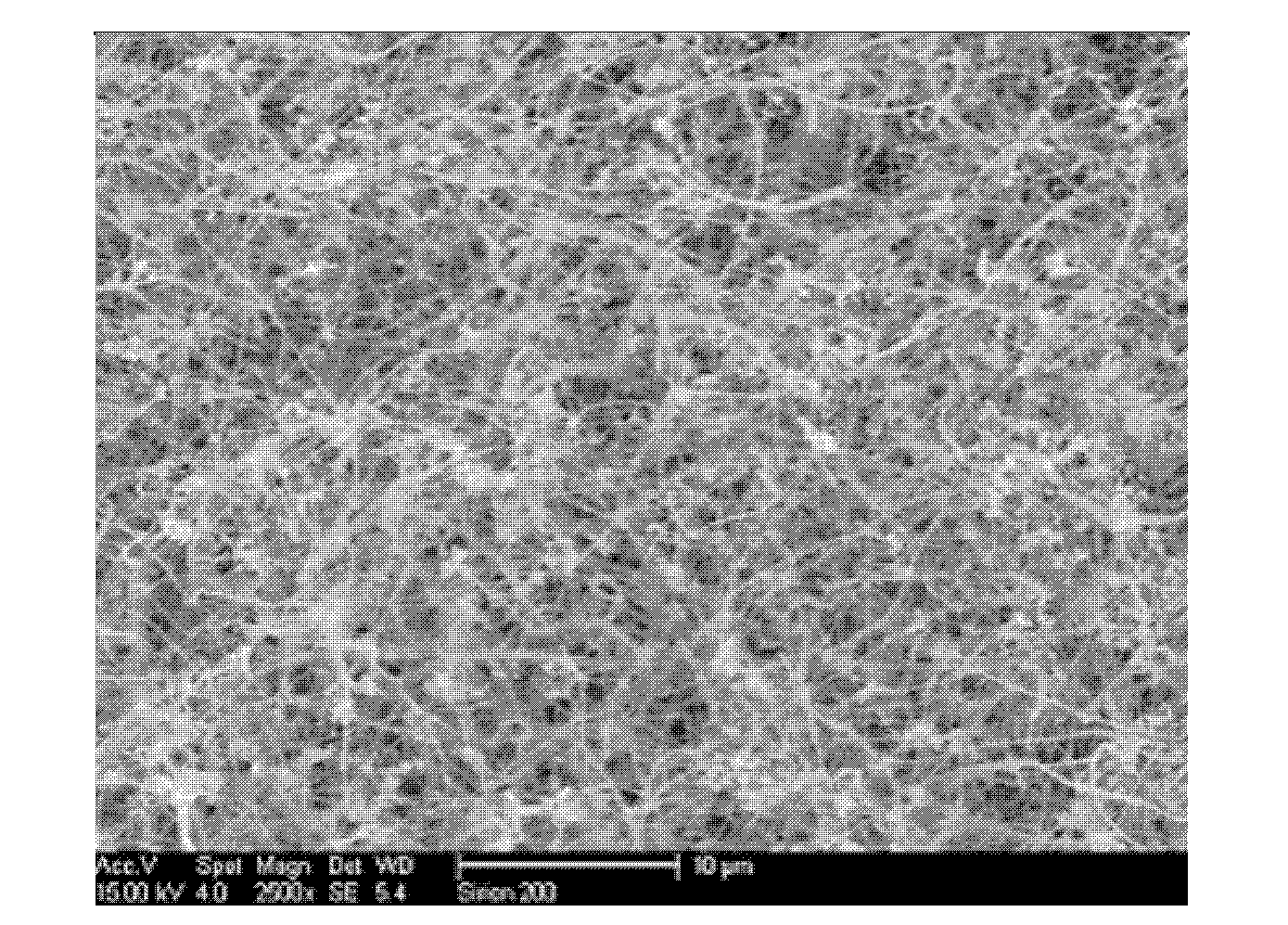 P type doped ZnSxSe1-x nano material and preparation method thereof