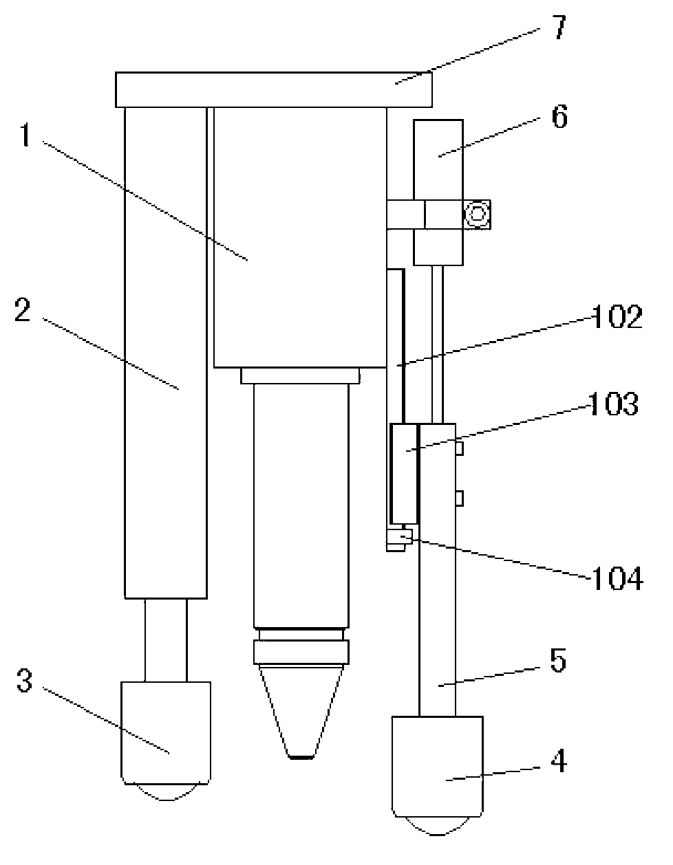 Laser welding machine with follow-up and swaging functions