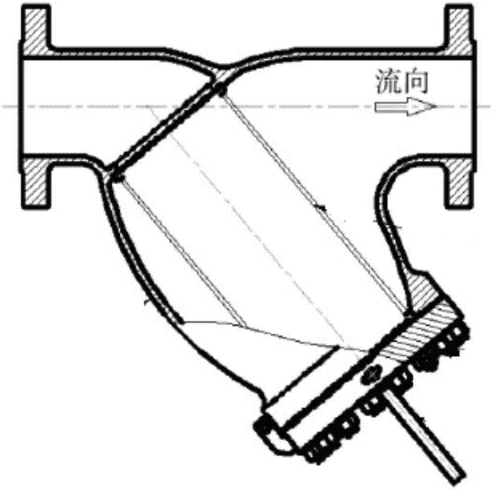 Terminal filter device in front of combustion gas turbine