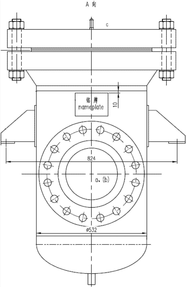 Terminal filter device in front of combustion gas turbine