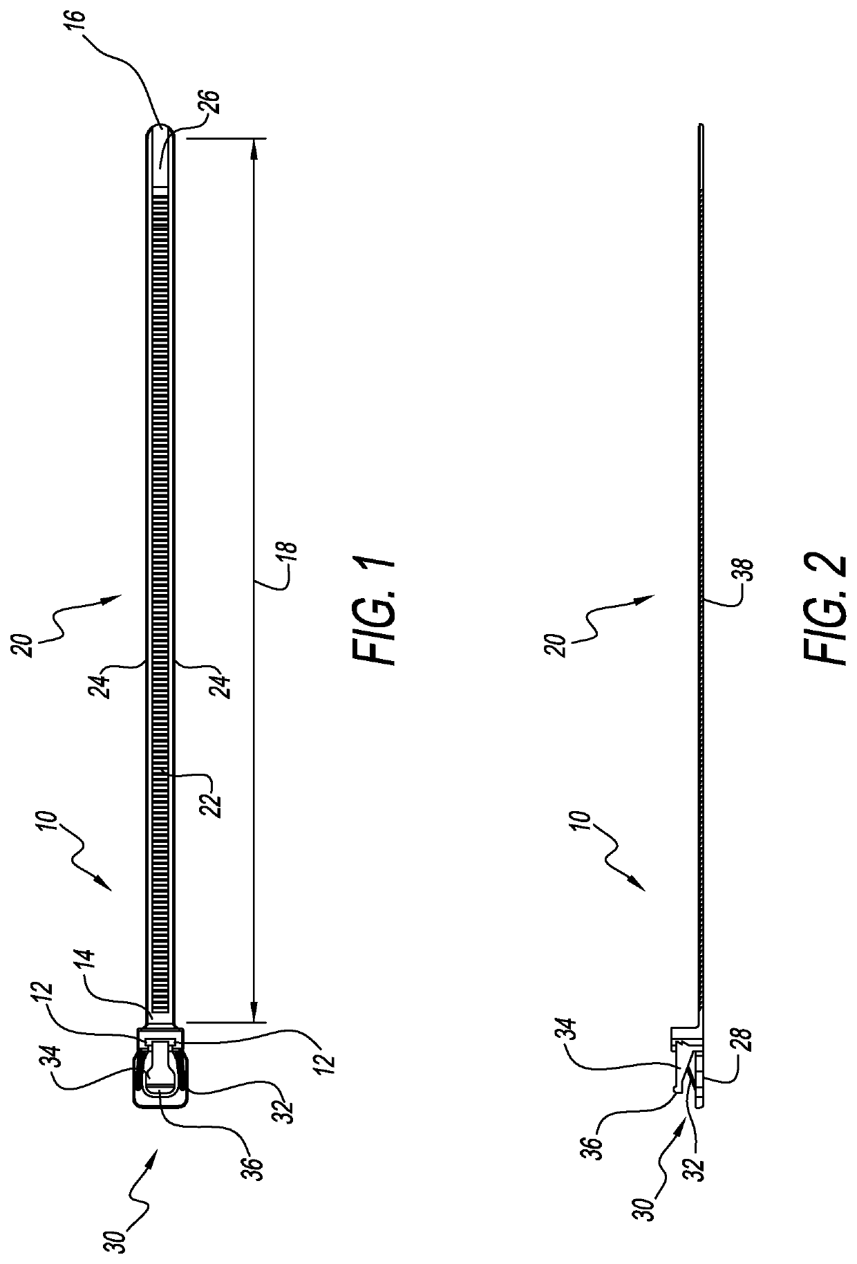 Releasable cable tie